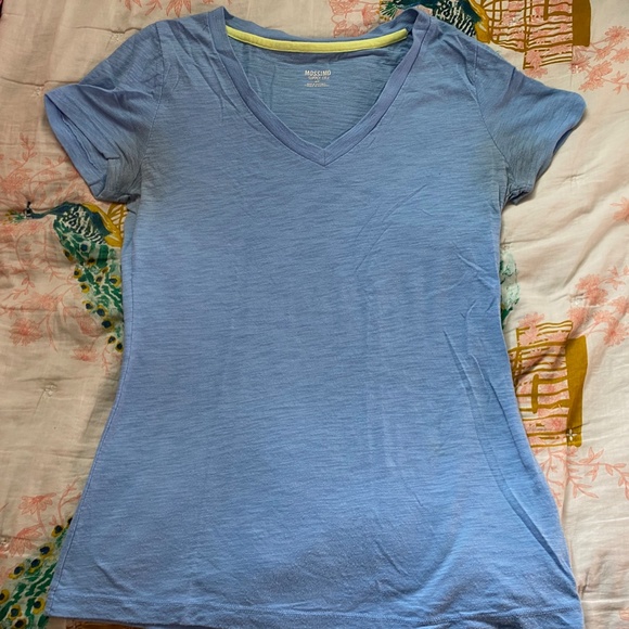 Periwinkle V-Neck Tee - Picture 1 of 3